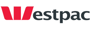 Brand logo featuring a red stylized 'W' icon followed by a black wordmark.